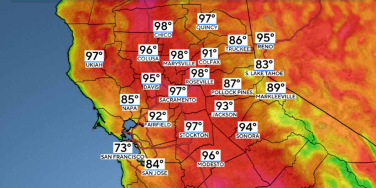 Labor Day Weekend Brings Relief from Scorching Heat in California, but Triple Digits to Hit Soon