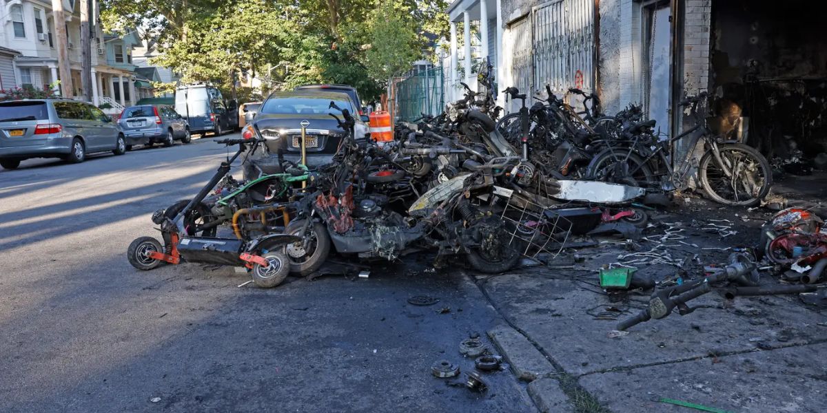 Queens E-bike Blaze Injures Firefighter; Lithium-ion Batteries Believed to Be Cause