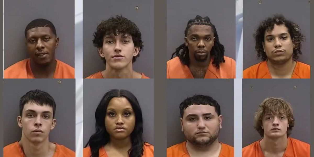 Street Takeover in Tampa 10 Arrested along with 2 Minors; Guns and Drugs also Confiscated by Florida Troopers