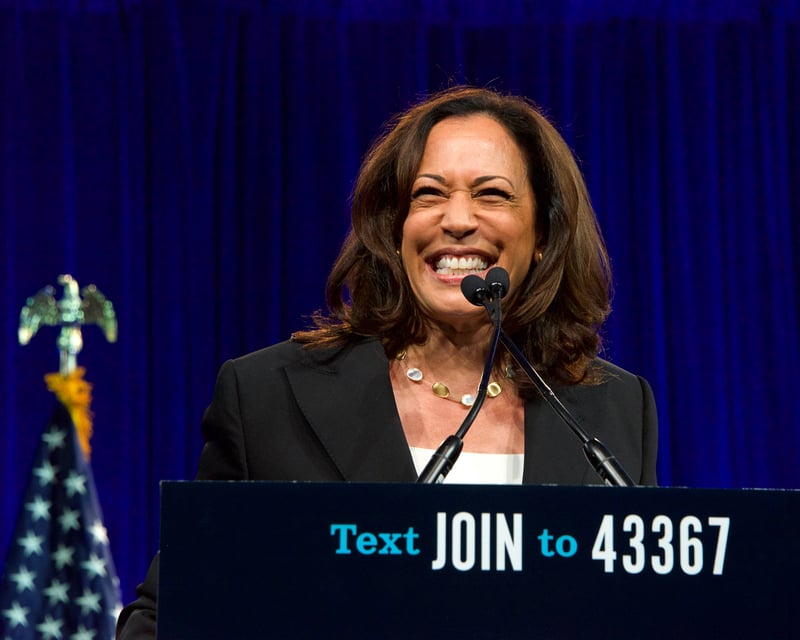 Kamala Harris Not Eating Marijuana Infused Gummies, VP Confesses with a Cackle