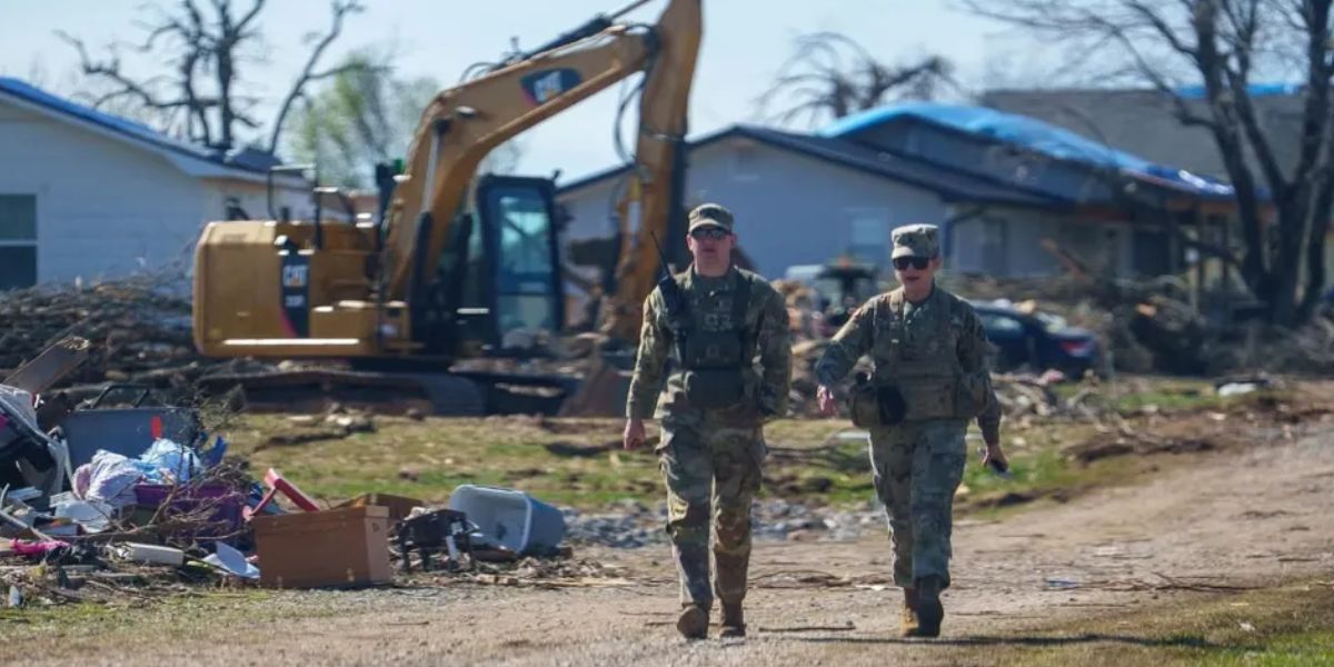 Trump Deploys National Guard in Tornado-Hit Arkansas as 37 Deaths Are Reported Across Multiple States