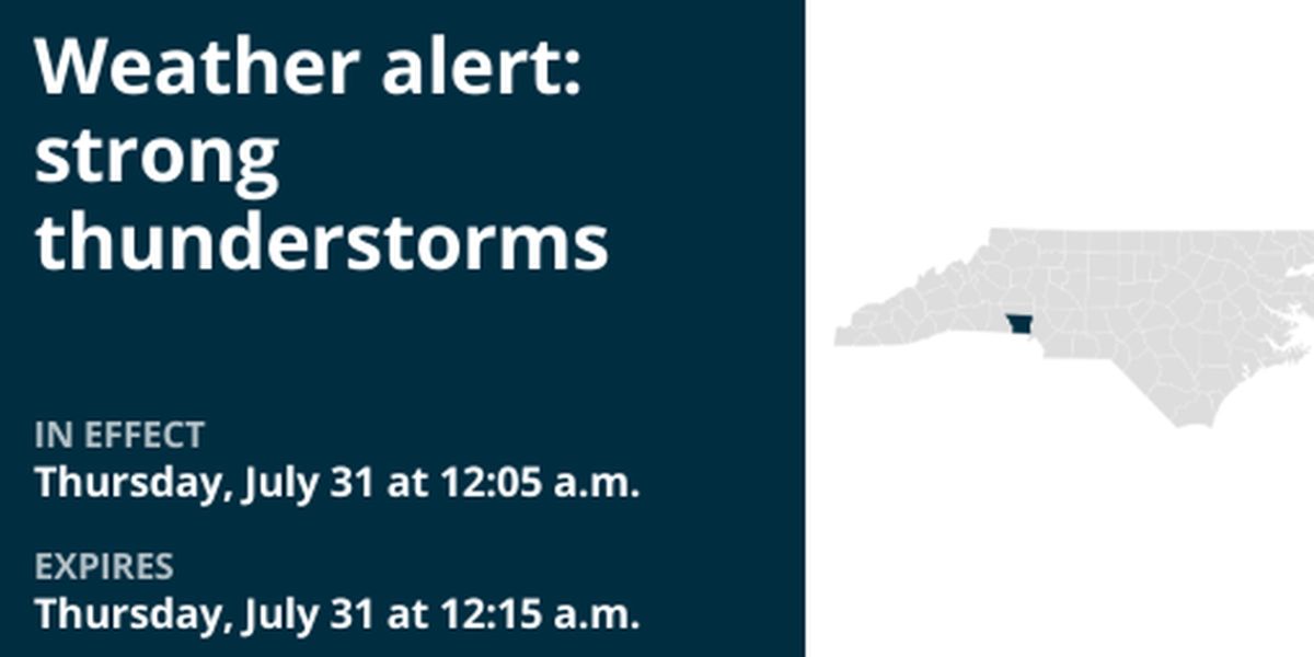 Strong Thunderstorm Hits Gaston County Wind Gusts, Flood Risk, and Lightning Safety
