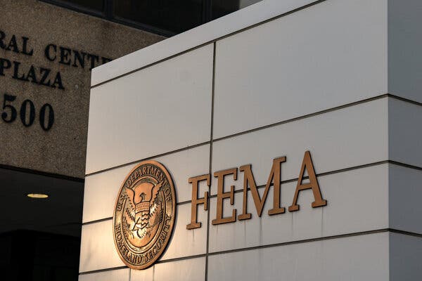 Fired FEMA Official Files Suit, Saying Board to Hear Worker Disputes Is Paralyzed