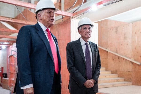 Powell Tells Trump He Was Wrong About Renovation Costs During Fed Visit