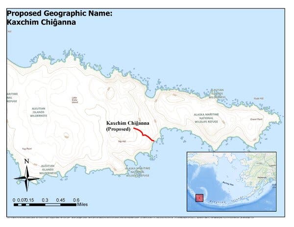 ‘Nazi Creek’ in Alaska Gets a New Name After More Than 70 Years