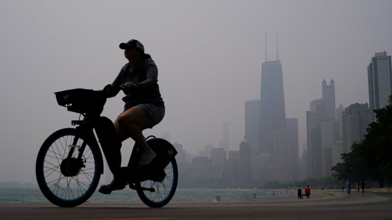 Chicago Extends Air Quality Alert through Saturday as Smoke and Hazy Skies Persist