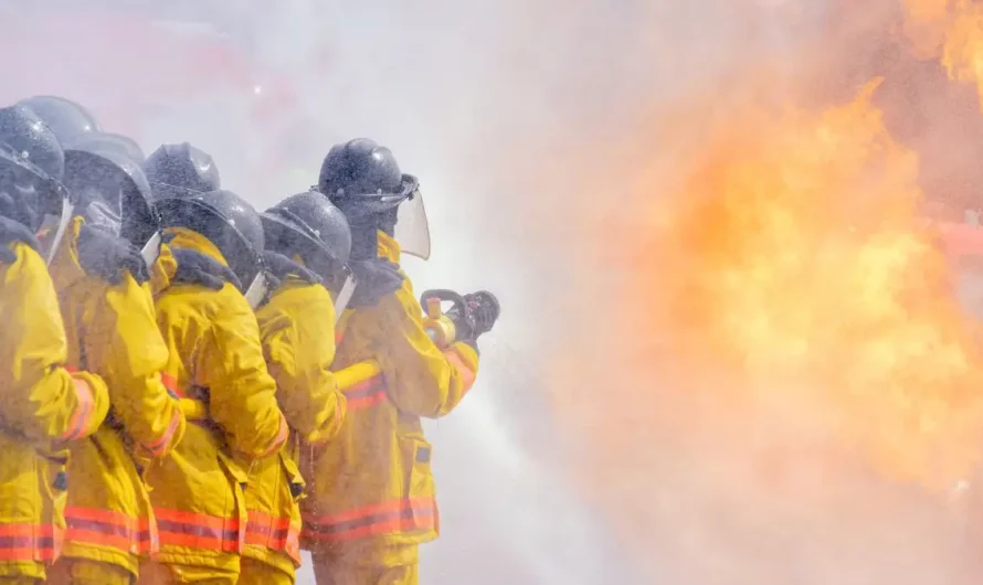 Midfield Firefighter Injured Battling Residential Blaze