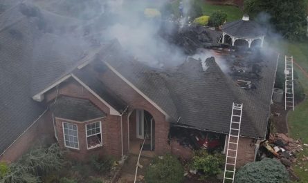 Car Crash Sparks Fire at Home in Lower Macungie, Pennsylvania