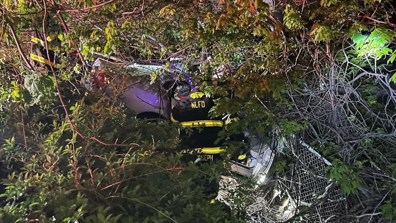 EHT Firefighters Rescue Driver Trapped in Vehicle Down 40-Foot Embankment on Garden State Parkway
