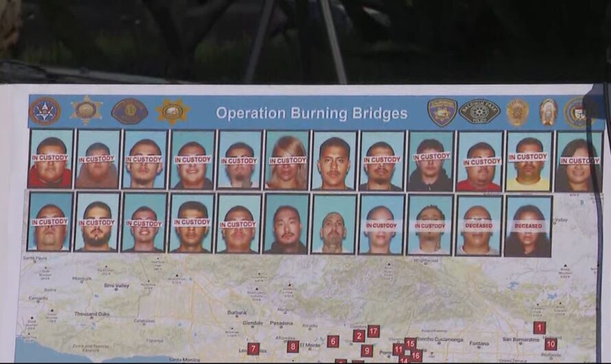 16 Arrested in Puente-13 Gang Crackdown as Federal Case Alleges Mexican Mafia Ties
