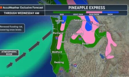 Another Atmospheric River Set to Drench Pacific Northwest, Flooding Possible