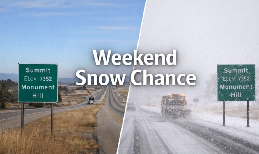 Colorado’s Calm Weather Breaks Sunday as Snow Targets I-25 Corridor