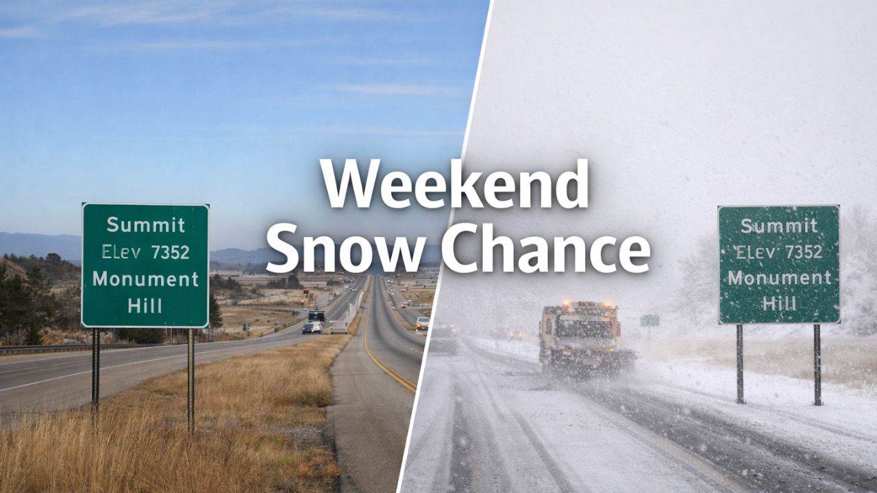 Colorado’s Calm Weather Breaks Sunday as Snow Targets I-25 Corridor