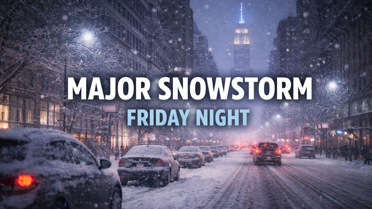 Friday Snowstorm Could Bring Up to 8 Inches Across Tri-State Area