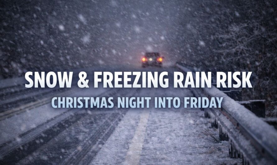 Marquette, MI: Snow and Freezing Rain Risk Increases Late Christmas Night Into Friday