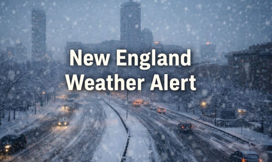 New England Weather Alert 2026: Snow Tonight in Boston, Ice Threat Builds Ahead of New Year’s Travel