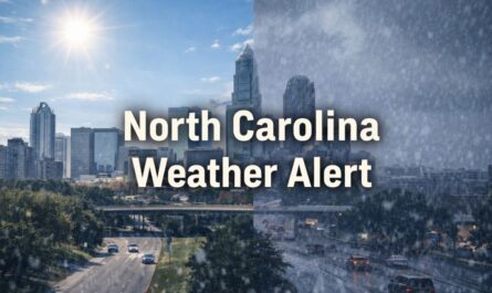 North Carolina Weather Shift: Warm Weekend, Then Freeze Risk for New Year’s Travel