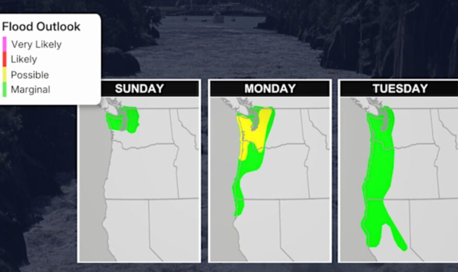 Pacific Northwest Braces for Another Atmospheric River Early Next Week