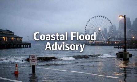 Seattle Weather Alert Coastal Flooding Today, Cooler and Wet Pattern Persists Into Early Next Week
