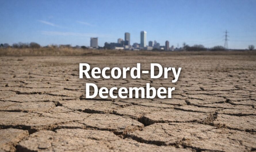 Tulsa Area Weather Alert: Record-Dry December Continues as Rain Chances Fade