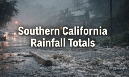 Updated Rainfall Totals Show Widespread Flood Risk as Atmospheric River Soaks Southern California