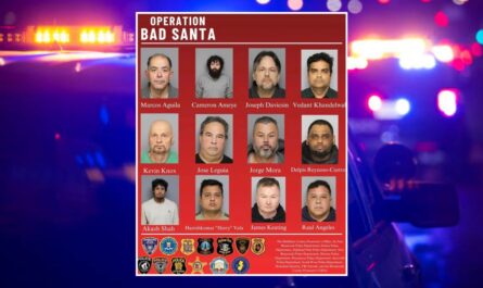 'Operation Bad Santa’ Leads to Arrests of 12 New Jersey Men Accused of Luring Minors Online